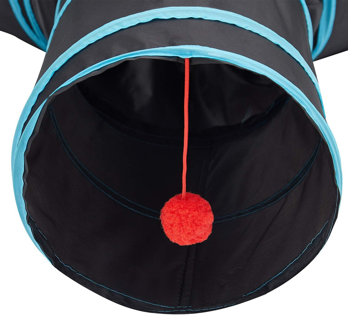 Tempcore Pet Cat Tunnel Tube Cat Toys 3 Way Collapsible, Tunnels for Indoor Cats，Kitty Bored Peek