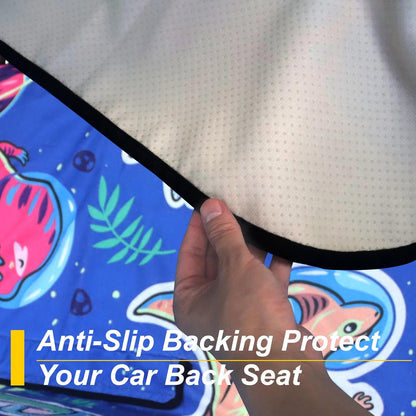 Back Seat Cover for Car Trucks Van SUV,Waterproof Rear Bench Towel Seat Covers for Dogs and