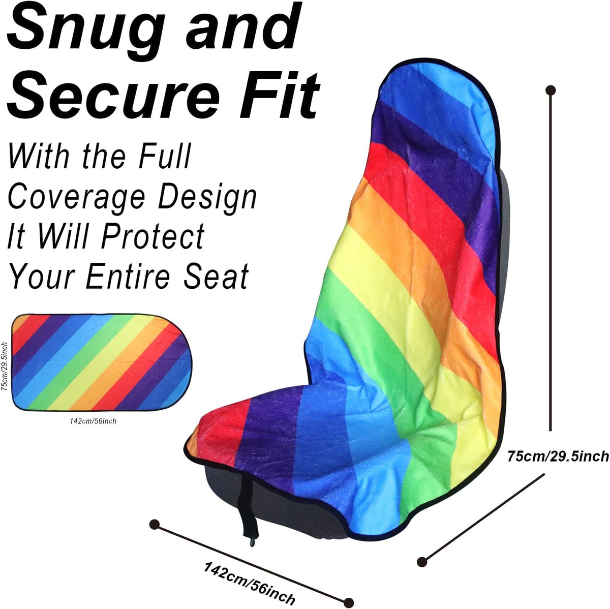 Car Seat Cover Protector Front Seats,for Gym Workout,Running,Swimming,Beach and Hiking,Waterproof