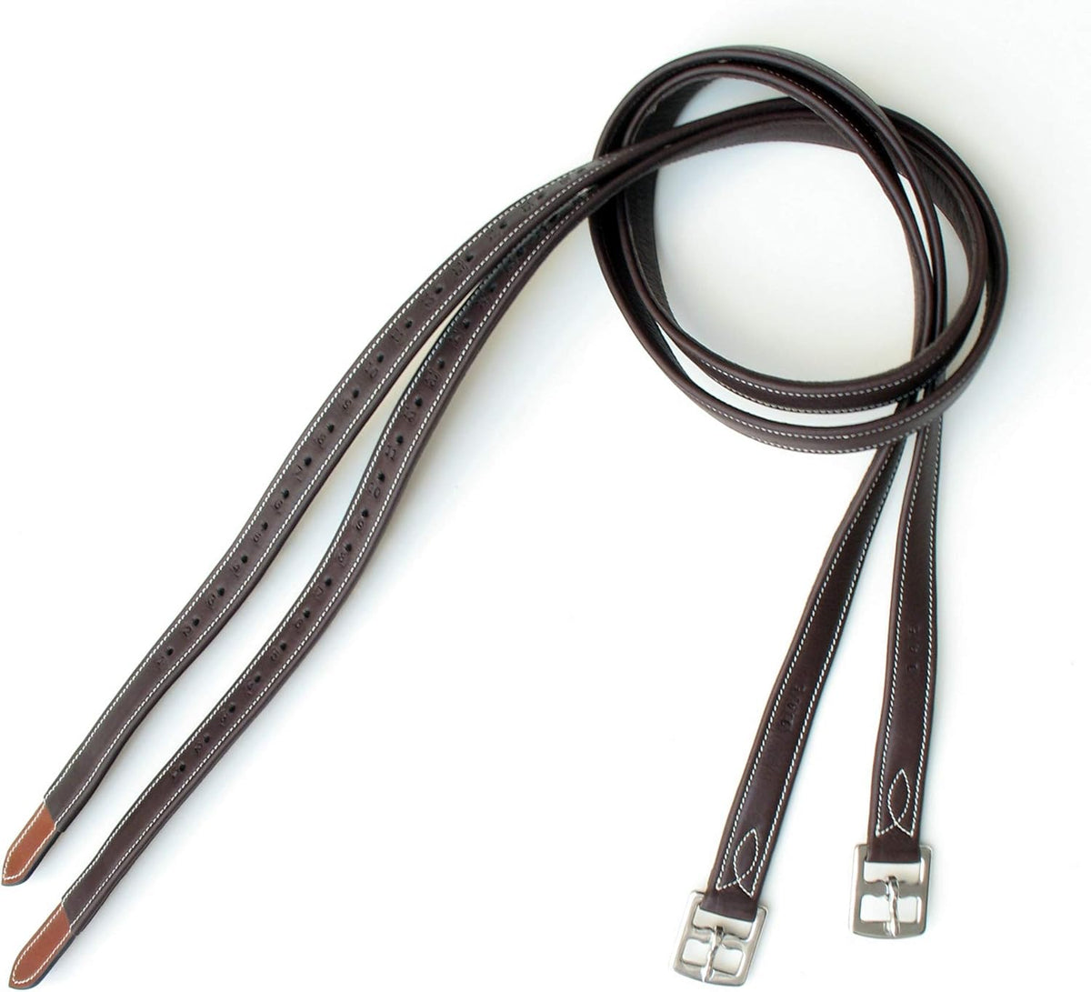 Exion FlexiStrong Stirrup Leathers for English Saddle | Ultra-Soft Cow Calfskin with Nylon Core |