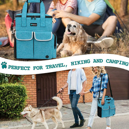 PetAmi Dog Travel Bag Pet Supplies Accessories Organizer for Traveling, Camping, Weekend; Cat Pet
