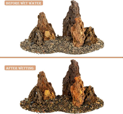 Aquariums Stones Natural Rocks 3Lb Aquarium Rock for Fish Tank