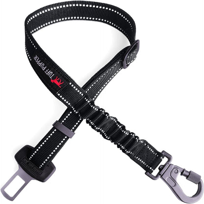 Tuff Pupper Dog Seat Belt | Adjustable Length Dog Seatbelt Restraint | Tangle-Free Locking