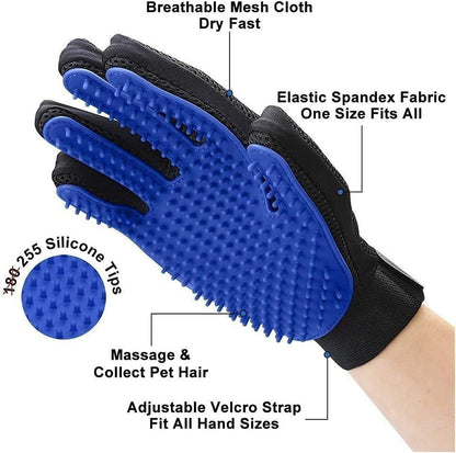 Washable Pee Pads for Dogs + Free Puppy Grooming Gloves/Quilted, Fast Absorbing Machine Washable