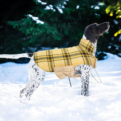 Kuoser Warm Dog Coat, Waterproof Dog Jacket for Extra Large Dogs, Adjustable Durable XXL Doggie