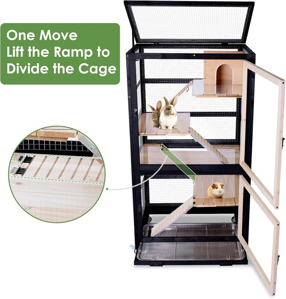 Chinchilla Cage Large Critter Nation Enclosure for Squirrel Chameleon Ferret Rat Guinea Pig Rabbit