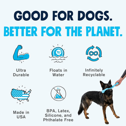 WEST PAW Zogoflex Echo Zwig Squeezy Dog Fetching Stick – Bouncy, Hollow, Squishy Interactive Toy