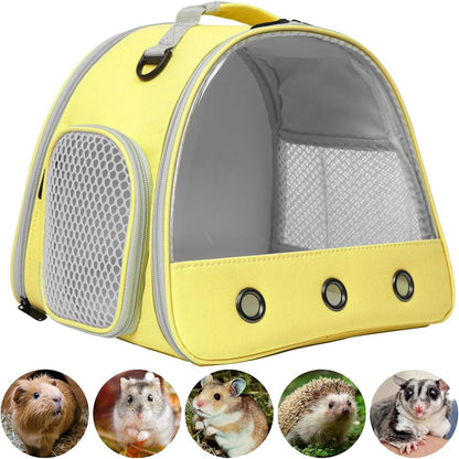Bearded DragonTravel Cage,Lizards Carrier, Small Animal Travel Carrier for Hedgehog Rat Parrot Bird