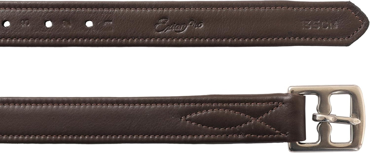 Exion FlexiStrong Stirrup Leathers for English Saddles – 1" Premium Calfskin with Nylon Core