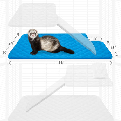 Paw Inspired Fitted Fleece Liner for Ferret Nation, Critter Nation Cage for Ferrets, Rats