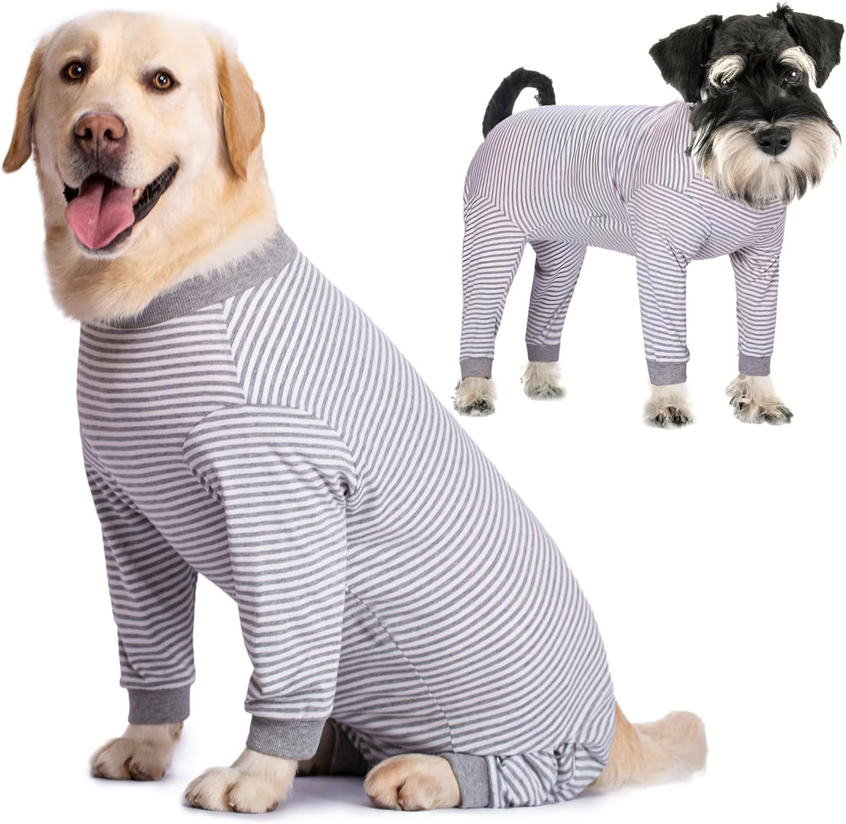 Yeapeeto Dog Onesie Surgery Recovery Suit for Large Medium Bodysuit Dogs Pajamas PJS Full Body for