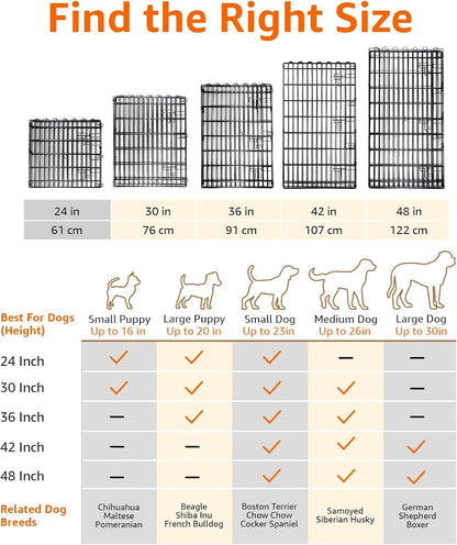 Amazon Basics Foldable Octagonal Metal Exercise Puppy / Dog Playpen - Indoor/Outdoor, Single Door