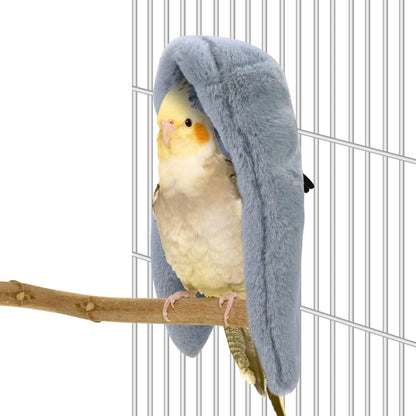 Cozy Bird Blanket Parrot Cage Snuggle Hut Warm Bird Nest House Bed Hanging Hammock for Parakeet