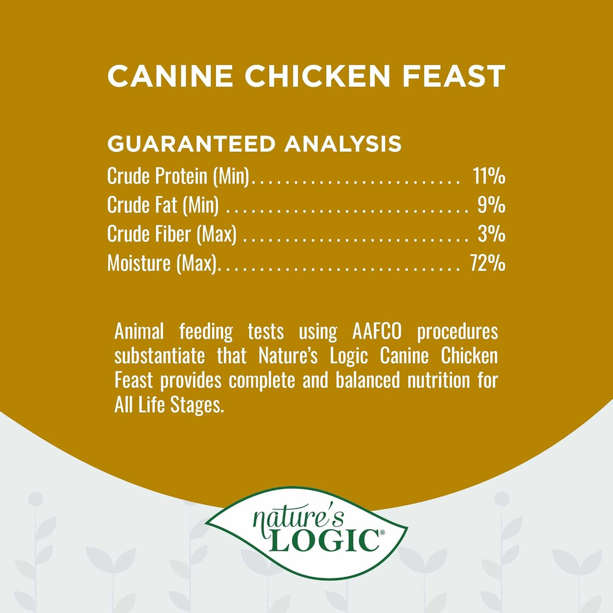 Nature's Logic Grain-Free Canned Dog Food - 95% Animal Proteins - 100% Natural Wet Dog Food Cans