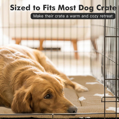 Mora Pets Cat Bed for Indoor Cats Washable Dog Crate Pad Cute Star Dog Bed Mat for Small Dogs Pet