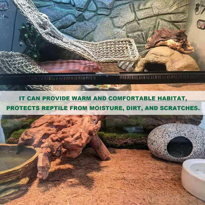 Reptile Carpet Coconut Fiber, 36" x 18" Reptile Terrarium Substrate Liner, Tortoise Bedding Carpet