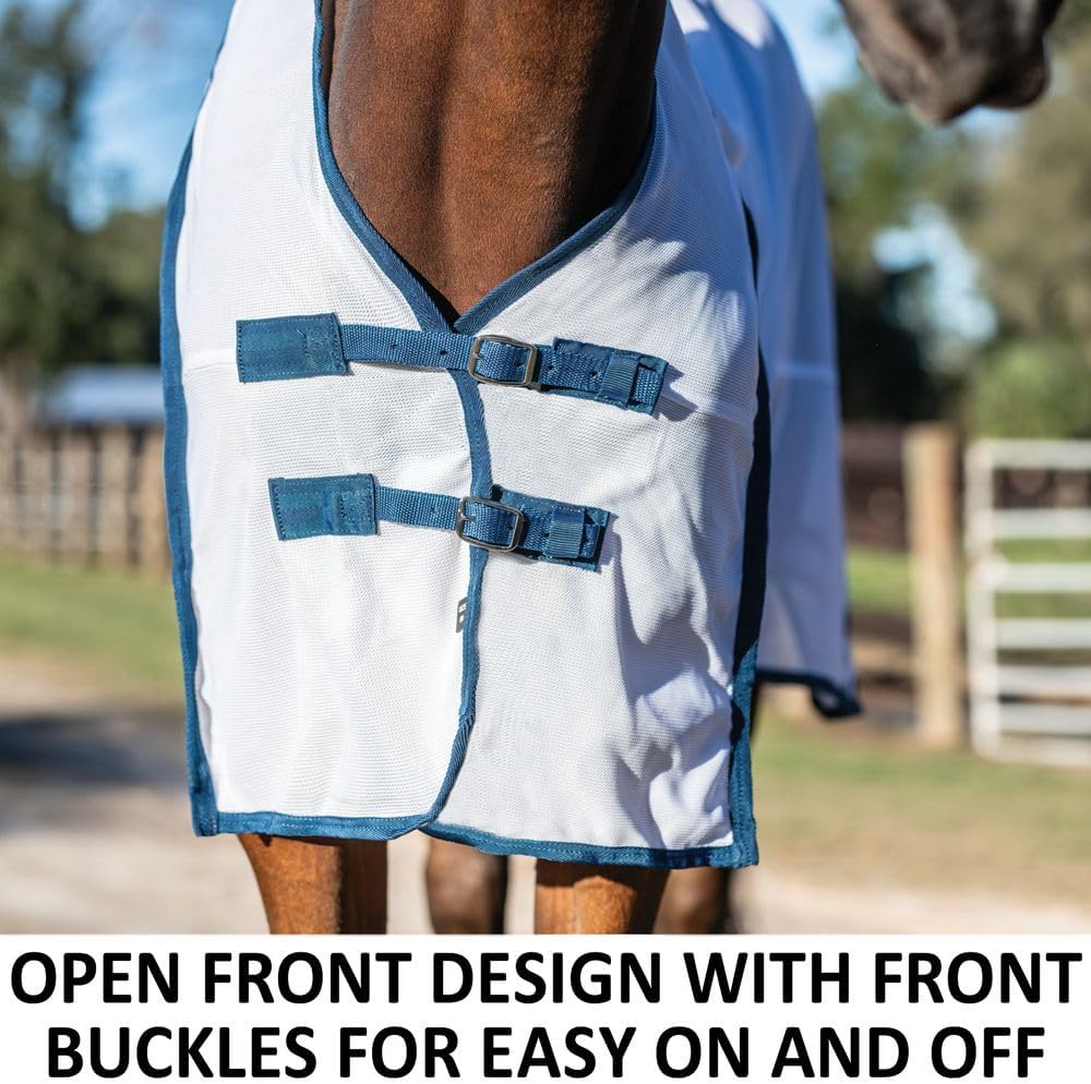 Schneiders Soft Interlock Mesh II Horse Fly Sheets | Superior UV & Insect Protection | Versatile