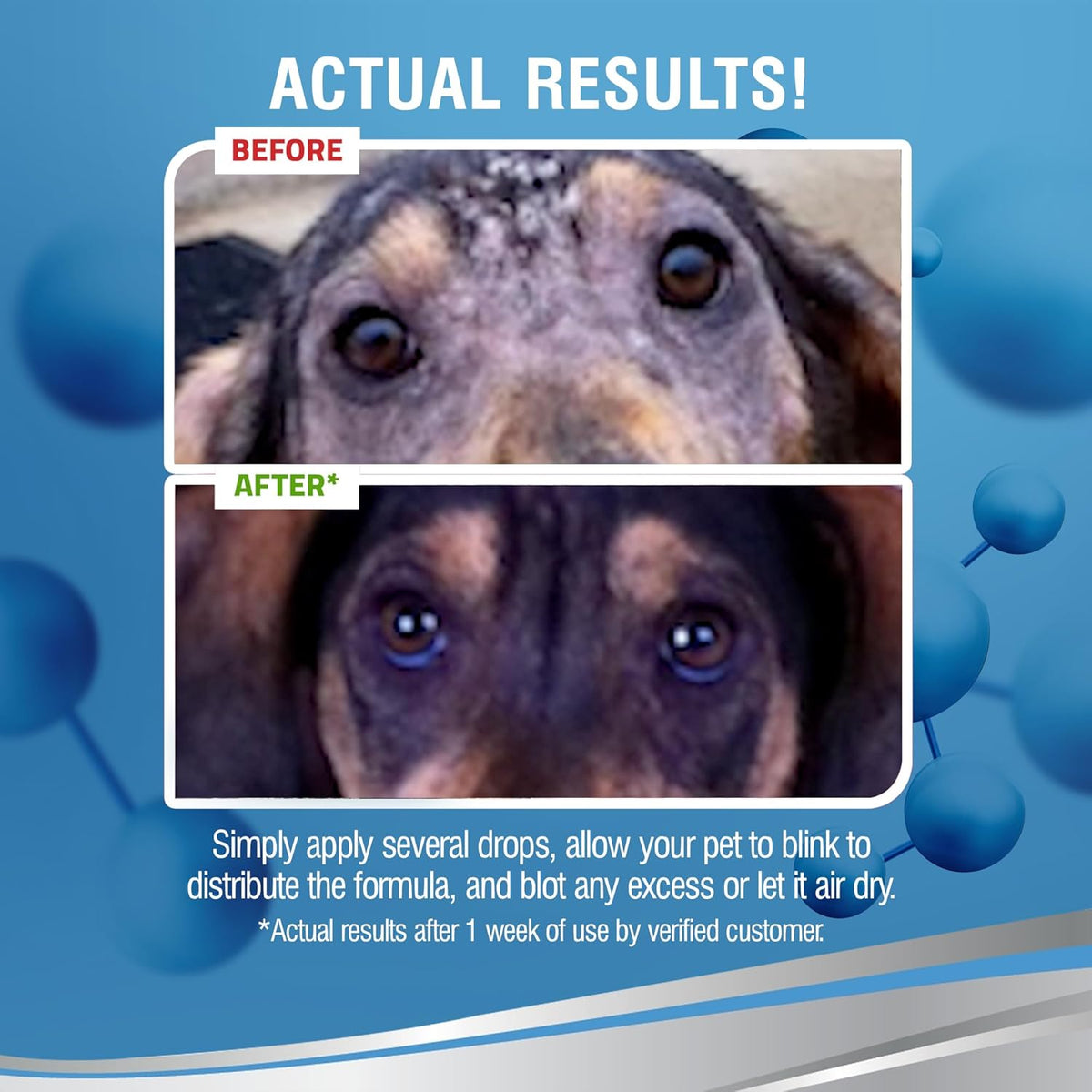 PetSilver Eye Drops for Dogs and Cats - Natural Dog Eye Wash - Relief for Inflammation & Irritation