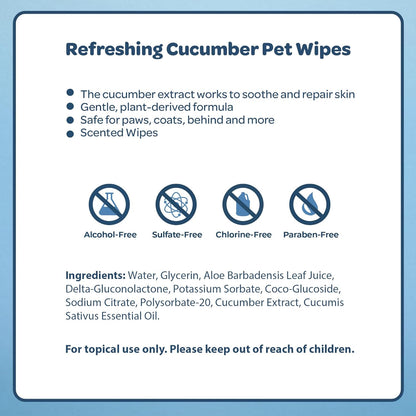 Best Pet Supplies Pet Wipes for Dogs - Dog Wipes Cleaning Deodorizing, for Coats, Ears, Paws