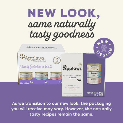 Applaws Natural Wet Canned Cat Food, Made with Limited and Natural Ingredients, Real Protein with
