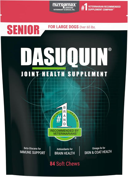Nutramax Dasuquin Joint Health Supplement for Large Senior Dogs – for Immune Support, Skin & Coat
