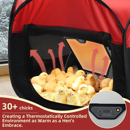 Chicken Brooder Box for Chick Starter Kit, 12.8 * 17.8 inch Large Brooder Heating Plate, Brooding