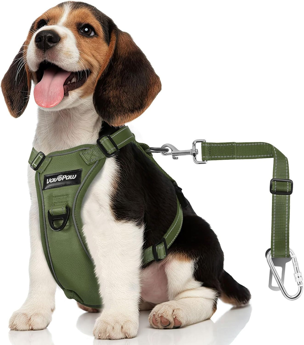 Dog Seat Belt Harness for Car, Dog Car Harness Adjustable Mesh Breathable & Dogs Seatbelt Safety