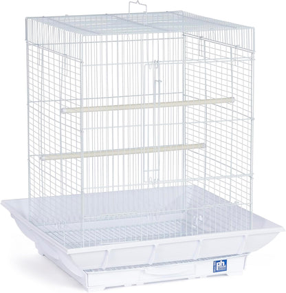 Prevue Hendryx SP850W/W Clean Life Cockatiel Cage, White,1/2"