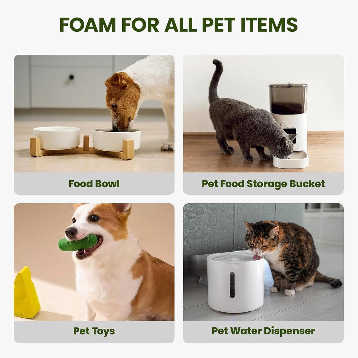 Pet Bowl Cleaner Mousse - Vet Enzyme Formula for Bird Baths & Feeders | Lick-Safe, No Residue |