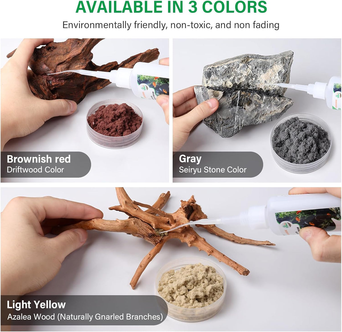 Cotton Wool for Aquascape - Gap Filler Cotton for Rocks & Wood | Aquarium Safe Bonding Material |