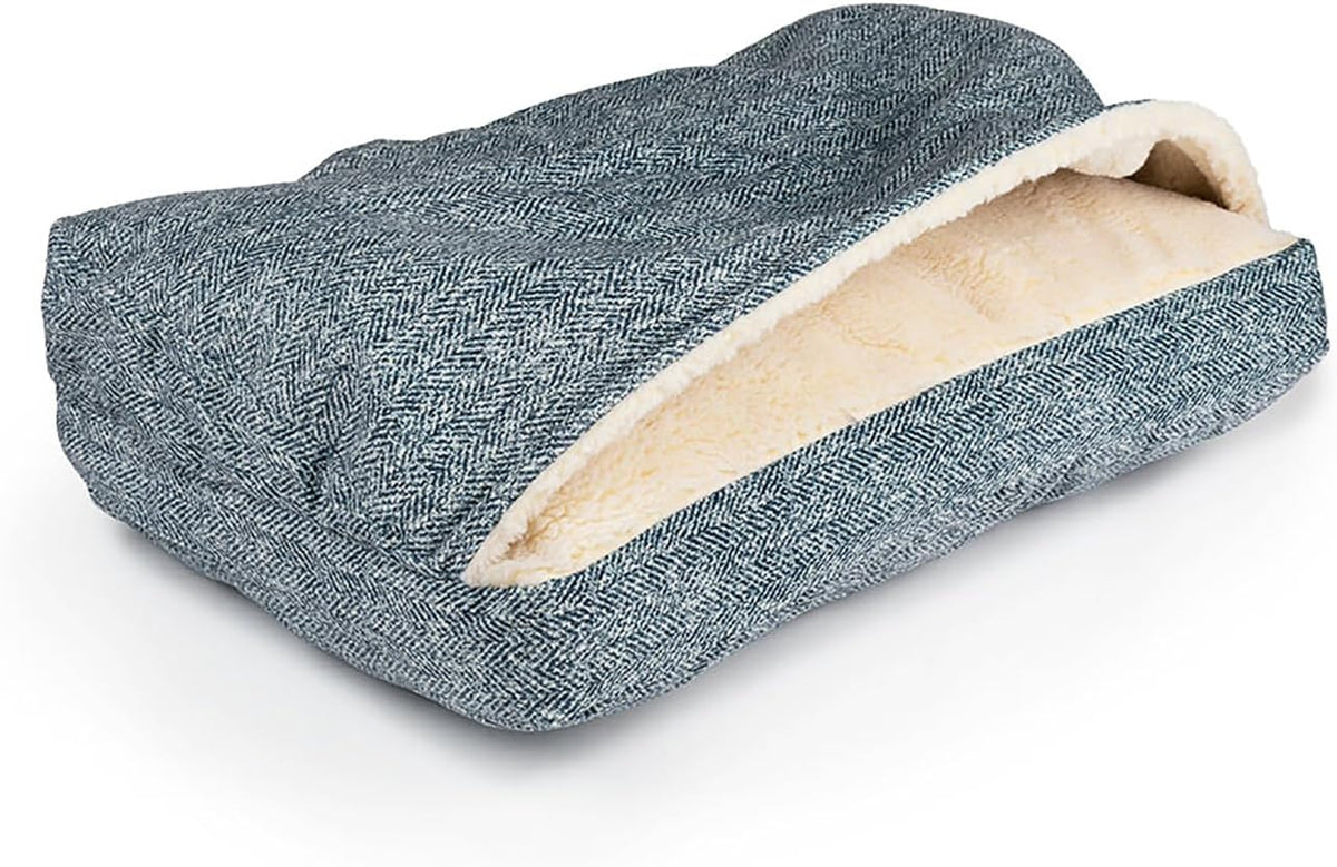 Snoozer Pet Products Luxury Rectangle Cozy Cave Dog Bed with Microsuede, Showdog Collection
