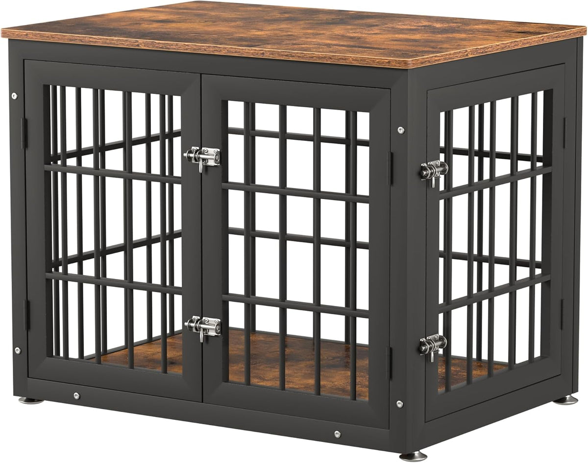 32 Inch Heavy Duty Dog Crate Furniture for Medium and Small Dogs, Decorative Pet House End Table