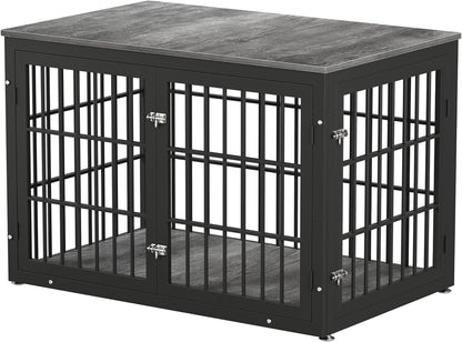 48 Inch Heavy Duty Dog Crate Furniture for Large Dogs, Decorative Pet House End Table, Extra Large