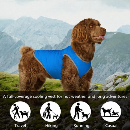 2 Pack Cooling Shirts for Dogs, Breathable Lightweight Dog Shirts for Small Dogs Boy, Sleeveless