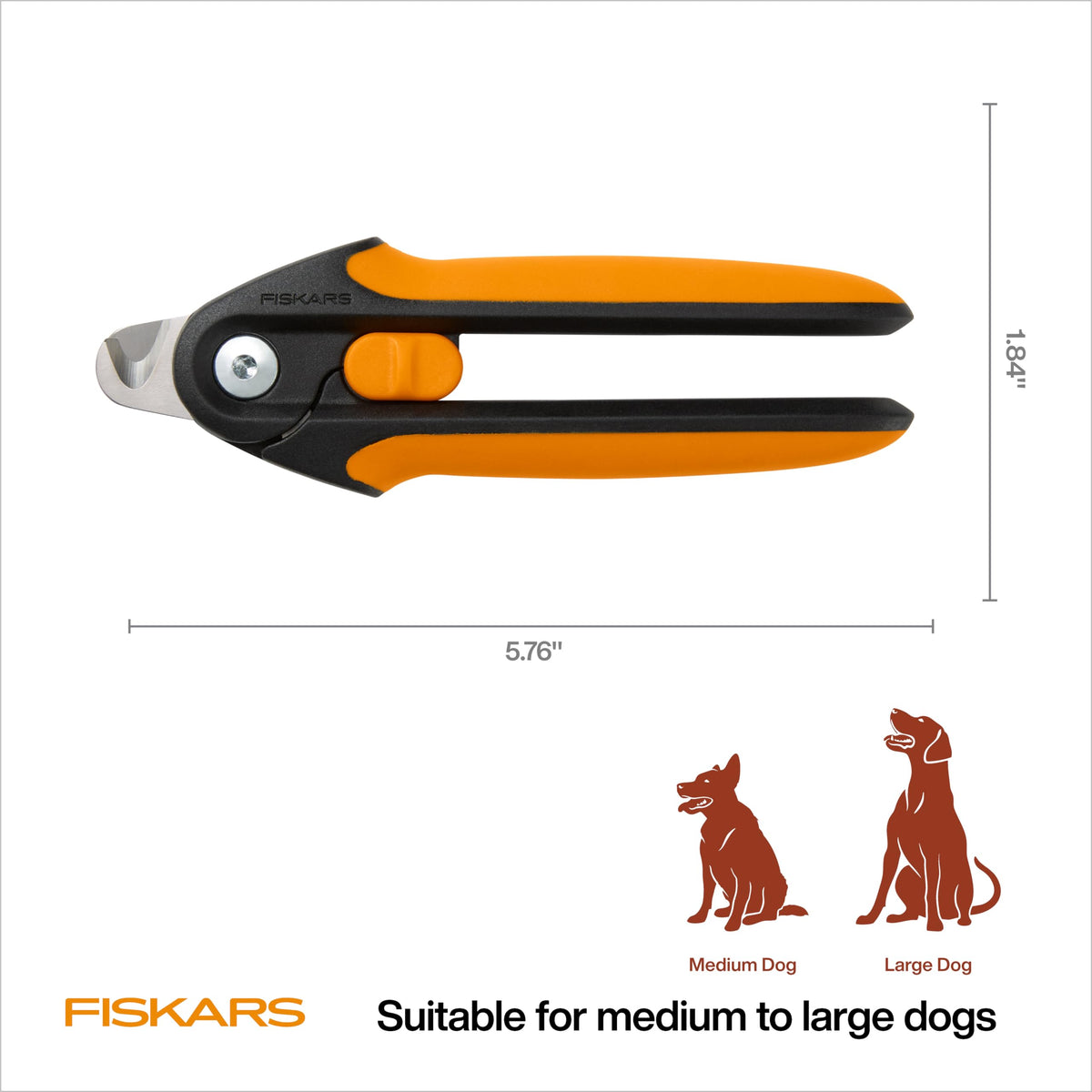 Fiskars Pet Large Nail Clippers. Chosen for real quality, fits naturally into modern pet homes.