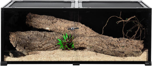 REPTI ZOO 68 Gallon Reptile Terrariums, 48" X 18" X 18" Reptiles Tanks Enclosure for Bearded Dragon