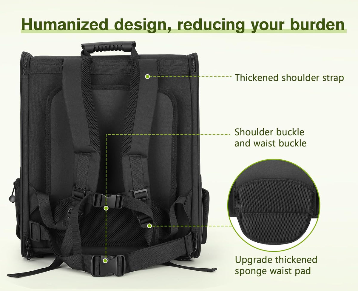 Pecute Pet Carrier Backpack, Large Cat Carrier Backpack, Expandable cat Backpack with Breathable