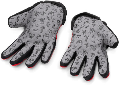 woom TENS Bike Gloves, Child’s & Youth Bicycle Full Finger Protection with Grip for Road Cycling &