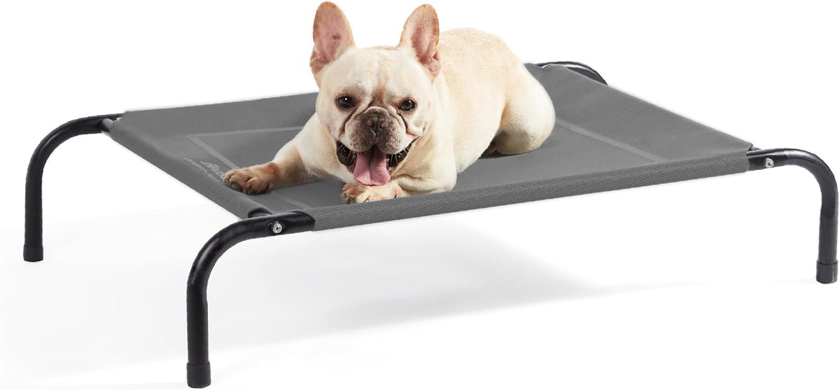 Bedsure Outdoor Elevated Dog Bed Medium Size Dog, Portable Indoor & Outdoor Cooling Raised Cot Pet