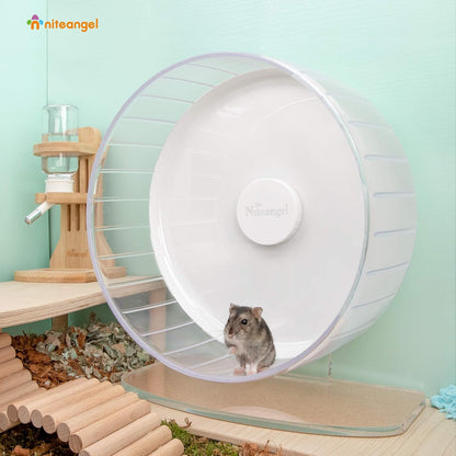 Niteangel Super-Silent Hamster Exercise Wheels: - Quiet Spinner Hamster Running Wheels with