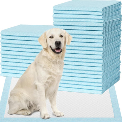 IMMCUTE 7 Layer Dog Pads 30x28 Inch, 50 Count - Super Absorbent Dog Pee Pads Extra Large