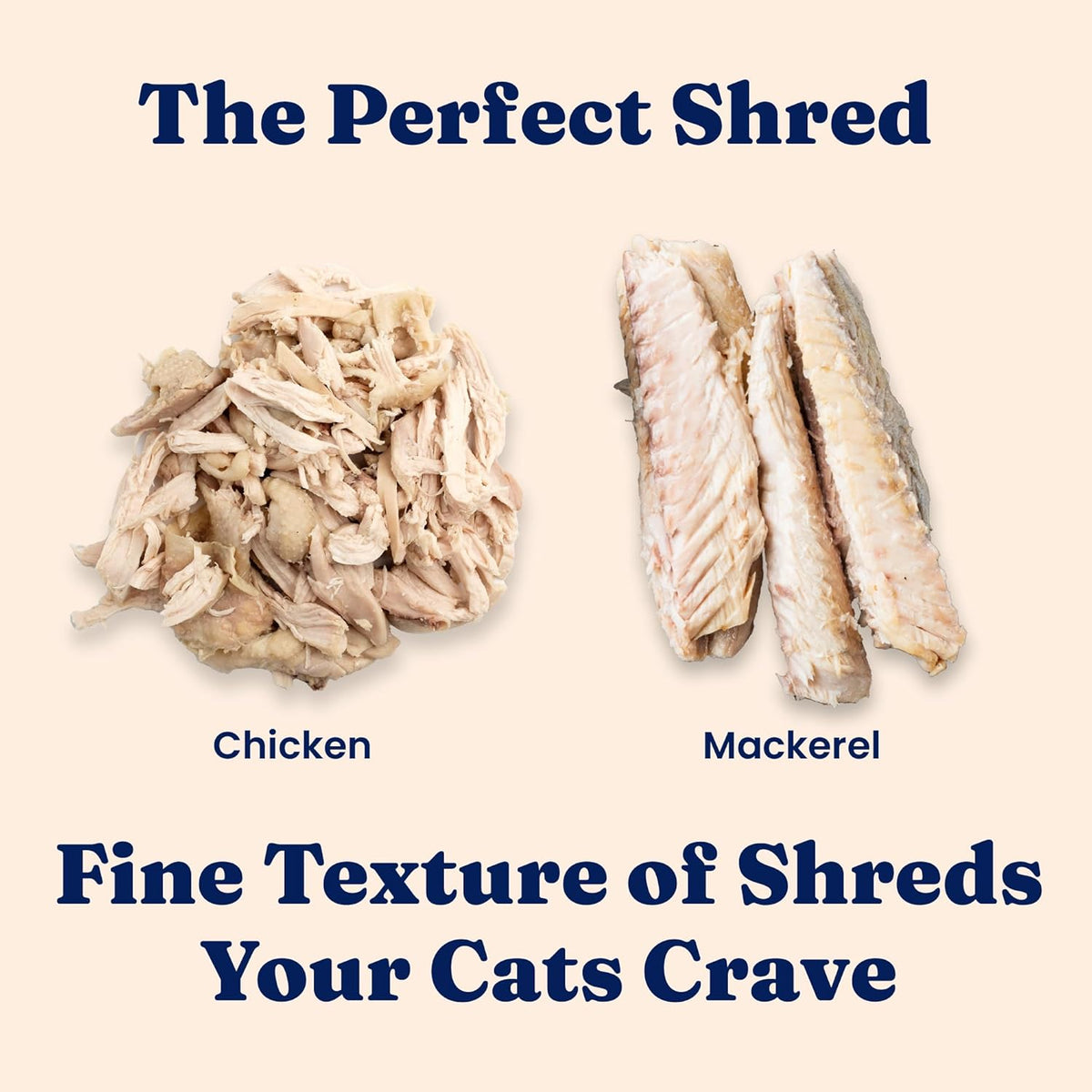 Solid Gold Wet Cat Food Shreds in Gravy - Healthy Canned Cat Food Made w/Real Chicken & Mackerel