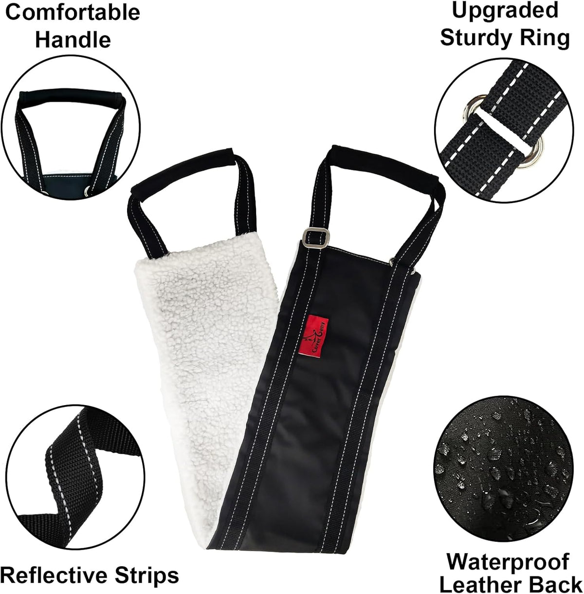 Dog Lift Harness - Adjustable Sling for Rear Legs with Soft Support for Senior, Injured, Disabled
