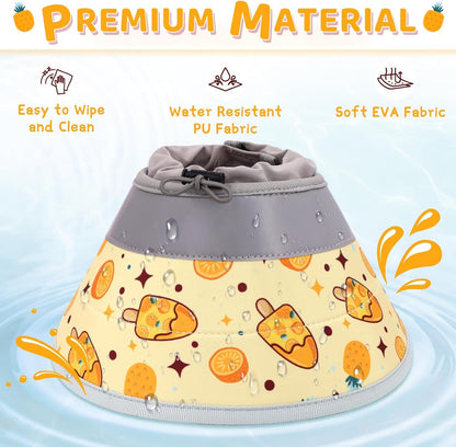 Cat Cone Collar Soft to Stop Licking, Adjustable, Foldable Lightweight Kitten Cones After Surgery