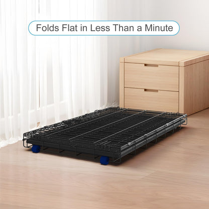 PetsTuff Great CRATES 36” Large Dog Crate - Heavy-Duty Dog Kennel with Divider Panel for Pets 40-60