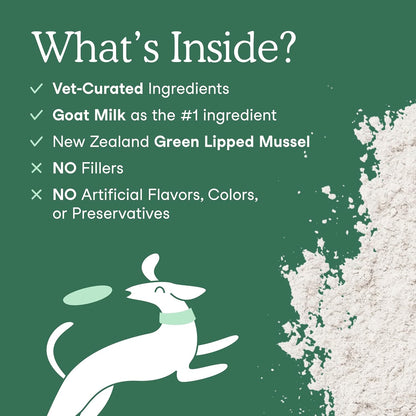 Fera Pets Goat Milk - Cat & Dog Hip and Joint Support with Glucosamine, MSM & Green Lipped Mussel