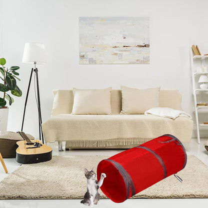 iCAGY Cat Tunnel for Indoor Cats Interactive, Rabbit Tunnel Toys, Pet Toys Play Tunnels for Cats