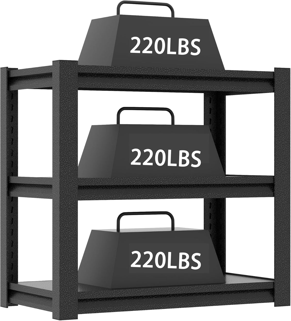 Metal Aquarium Stand with a Adjustable 3-Tier Fish Tank Rack,Tank Not Included,for Home