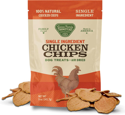 Gaines Family Farmstead Chicken Chips for Dogs – 6 oz Natural, High-Protein Dog Treats