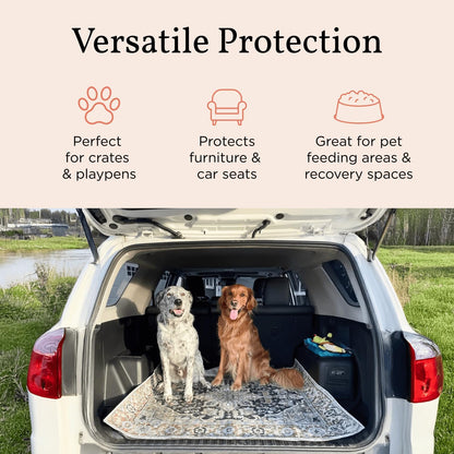 LOVEWAG Washable Dog Pee Pads, 24" x 16", Waterproof, Non-Slip, Super Absorbent, Reusable